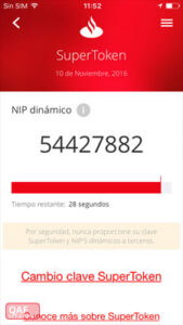 SuperToken Santander cómo activar cambio costo Tutorial 2023